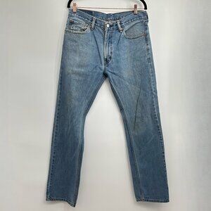 Levi's 505 Medium Wash Regular Fit Men's Jeans Size 33/34